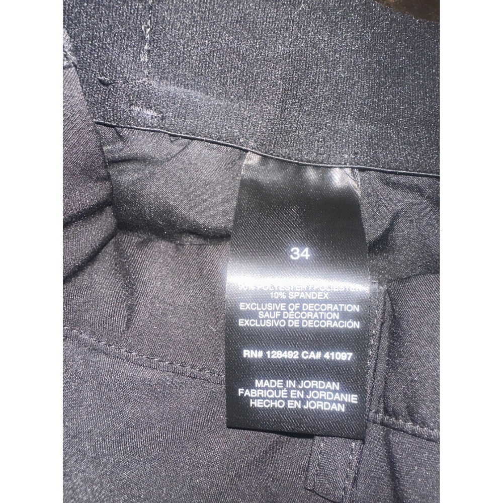 Greg Norman Shark Mens Black Performance Golf Shorts Size 34 Stretch Flat Front - Picture 4 of 7